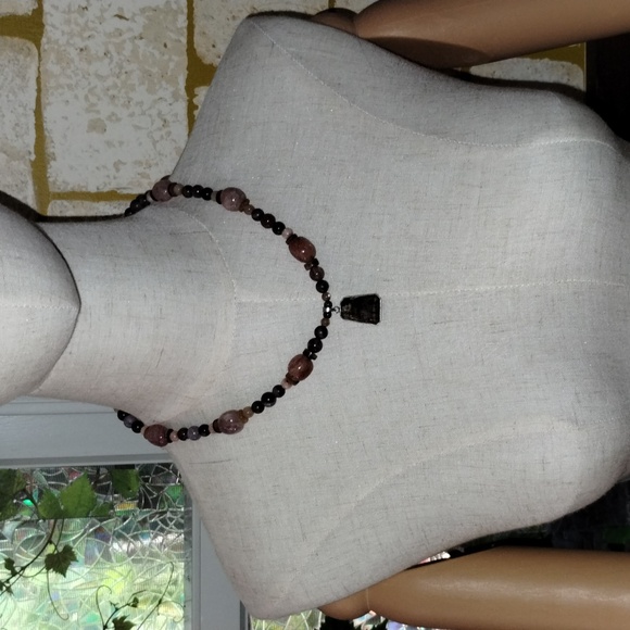 Evil Pawn Jewelry  OOAK Garden Quartz pendant / strawberry quartz amethyst .. - Picture 13 of 14